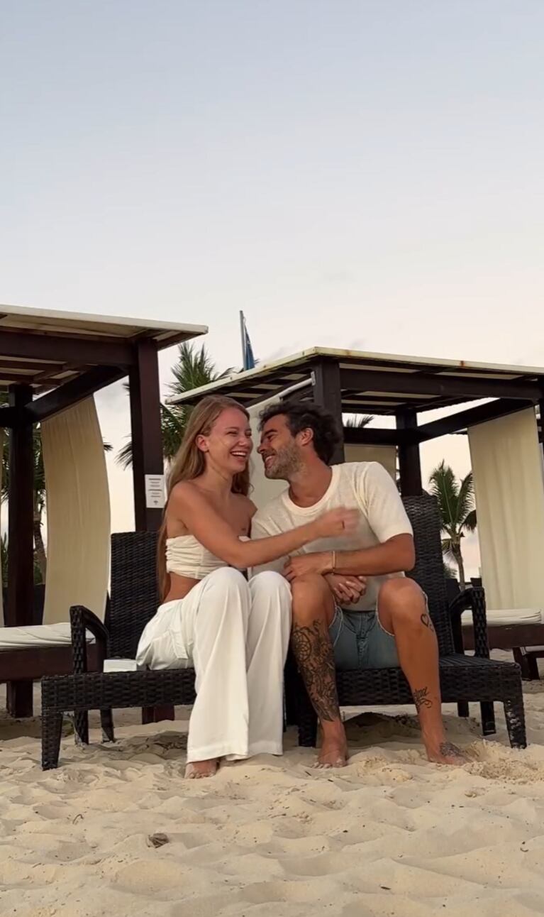 Nico, Ro y Rufi en Punta Cana.