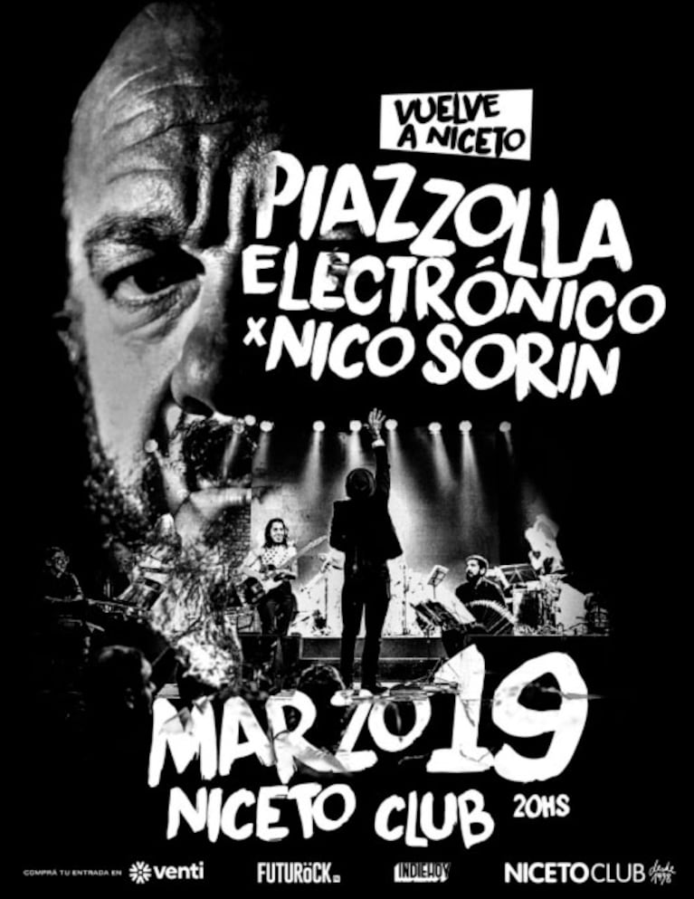 Nico Sorín presenta “Piazzolla Electrónico” en Niceto Club