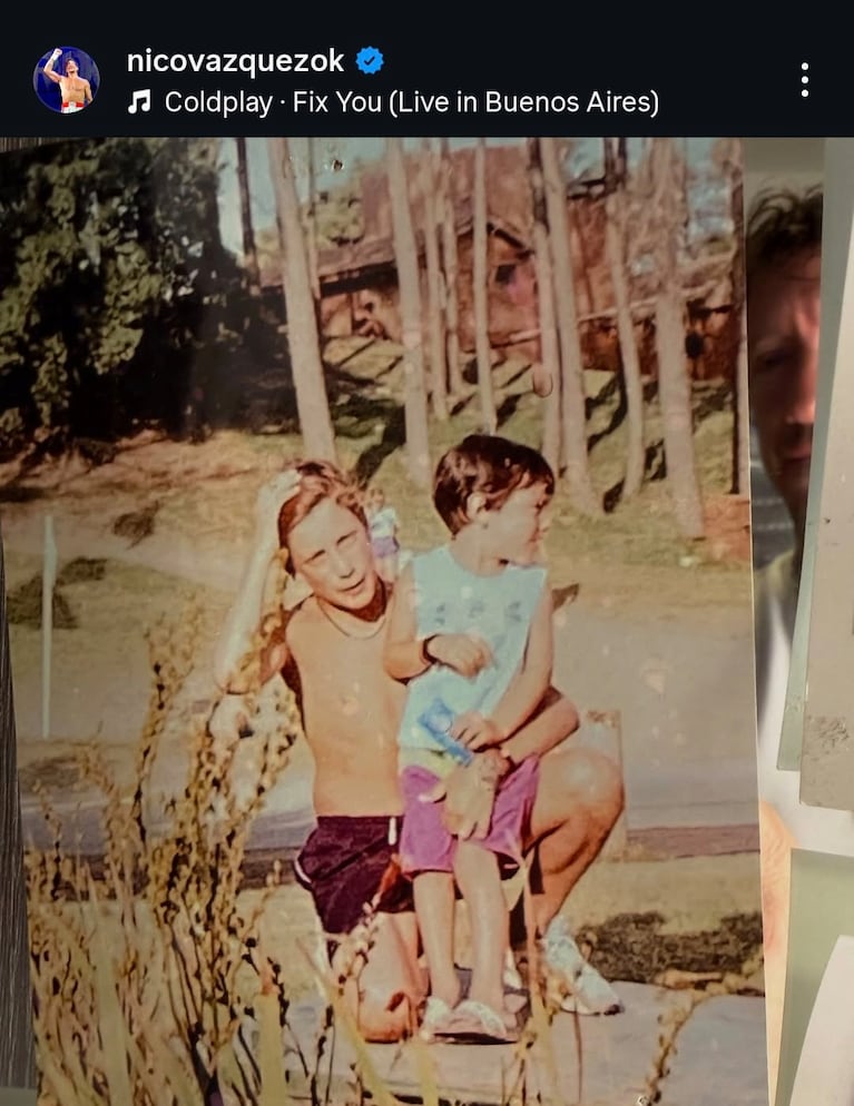 Nico Vázquez recordó a su hermano Santiago (Foto: Instagram/@nicovazquezok).