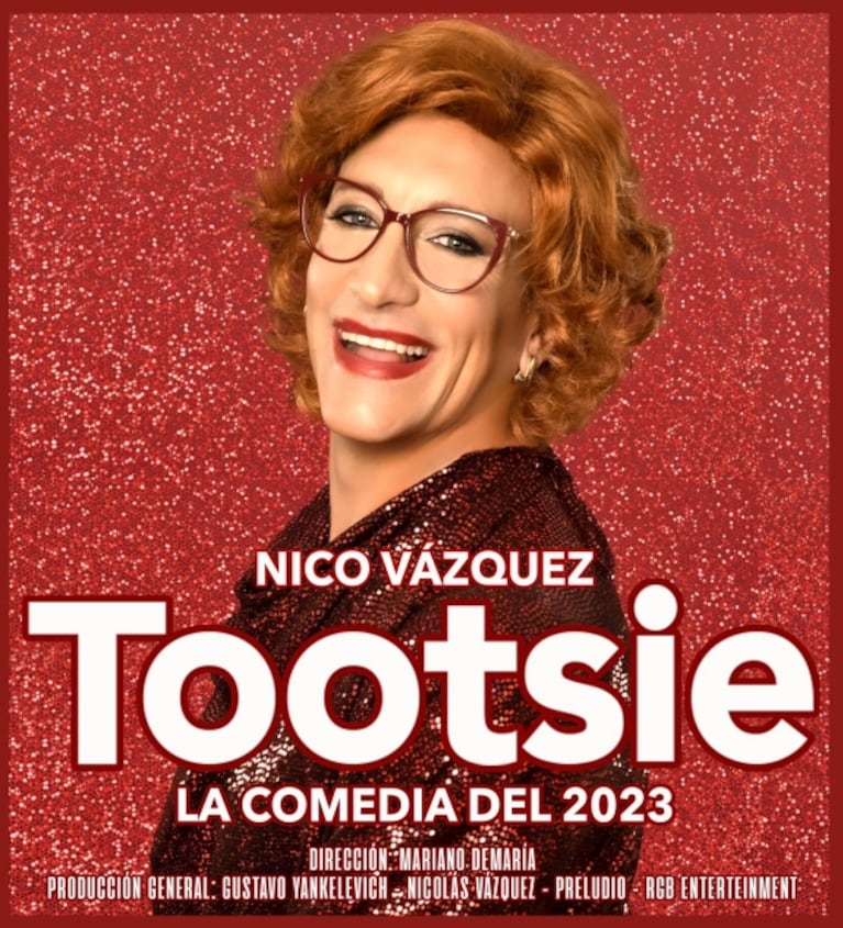 Nico Vázquez sorprendió al revelar cuál será su nuevo desafío teatral: se viene Tootsie