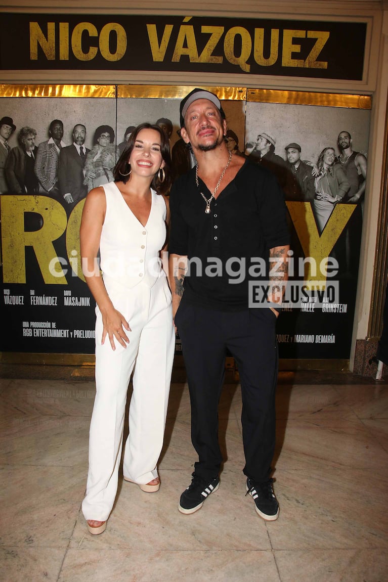 Nico Vázquez y Dai Fernández a la salida de Rocky. Foto: Movilpress.