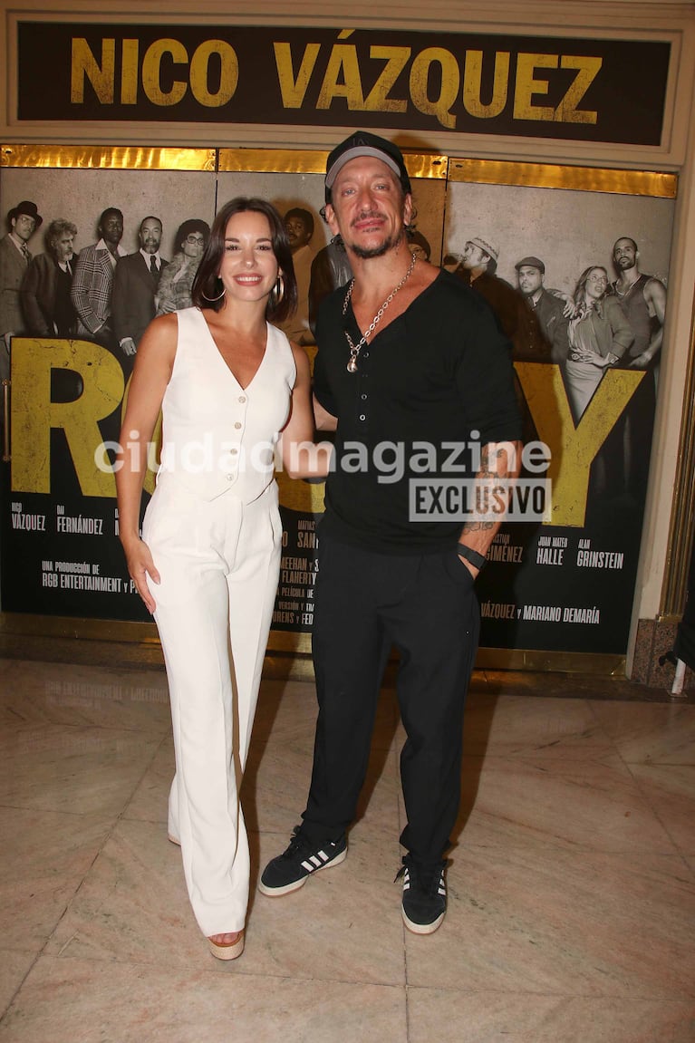 Nico Vázquez y Dai Fernández a la salida de Rocky. Foto: Movilpress.