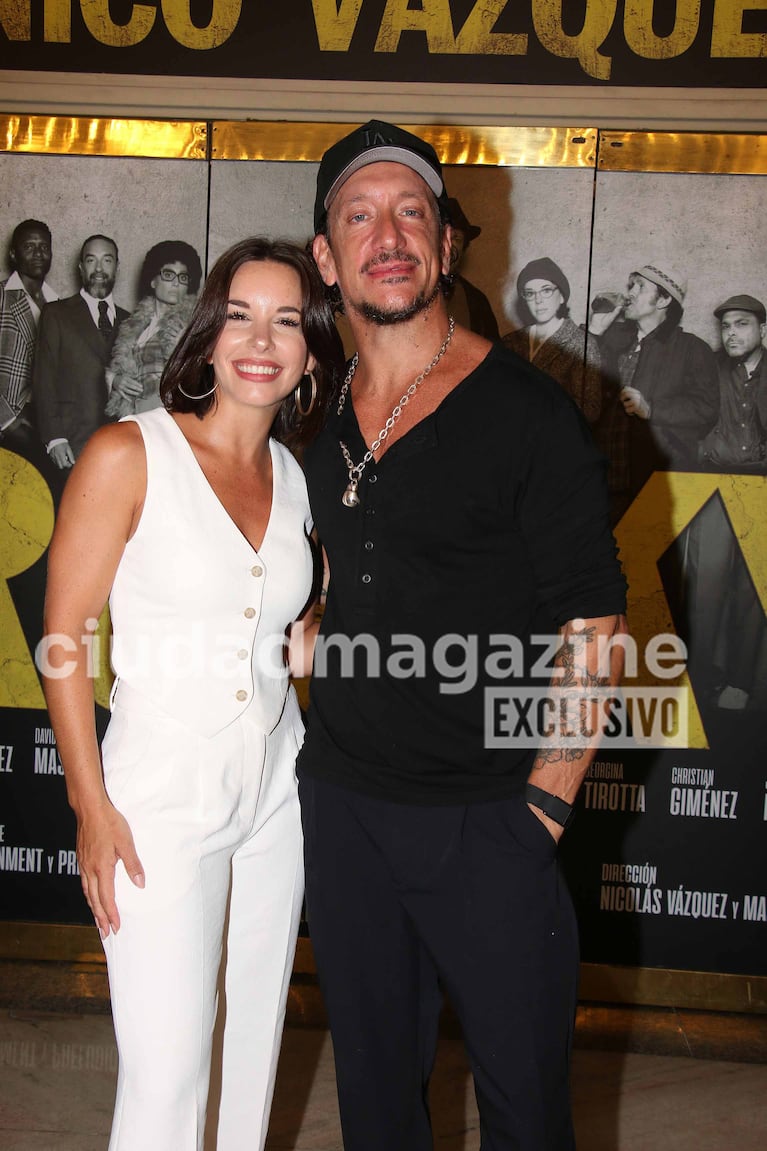 Nico Vázquez y Dai Fernández a la salida de Rocky. Foto: Movilpress.