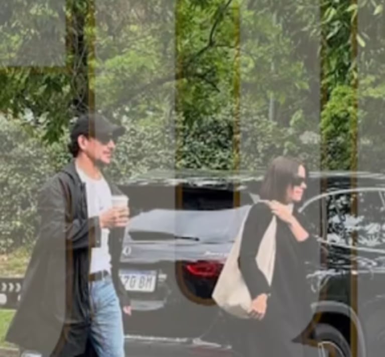 Nico Vázquez y Dai Fernández: la primera foto como pareja (Foto: captura América)