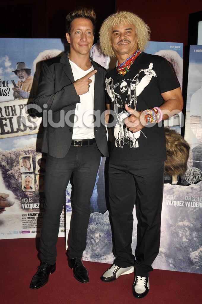Nico Vázquez y el Pibe Valderrama. (Foto: Jennifer Rubio-Ciudad.com)