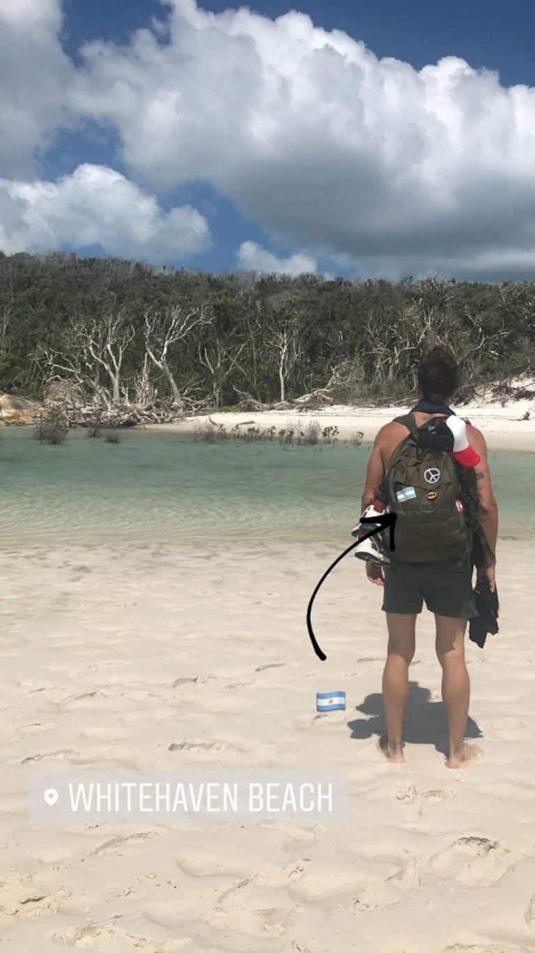 Nico Vázquez y Gimena Accardi, enamorados en una paradisíaca isla de Australia: lomazos, paisajes increíbles y diversión 