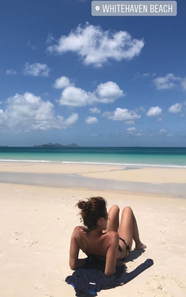 Nico Vázquez y Gimena Accardi, enamorados en una paradisíaca isla de Australia: lomazos, paisajes increíbles y diversión