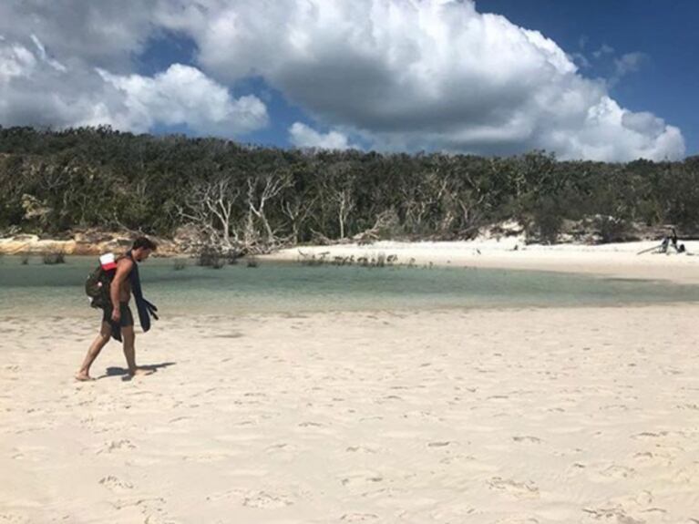 Nico Vázquez y Gimena Accardi, enamorados en una paradisíaca isla de Australia: lomazos, paisajes increíbles y diversión