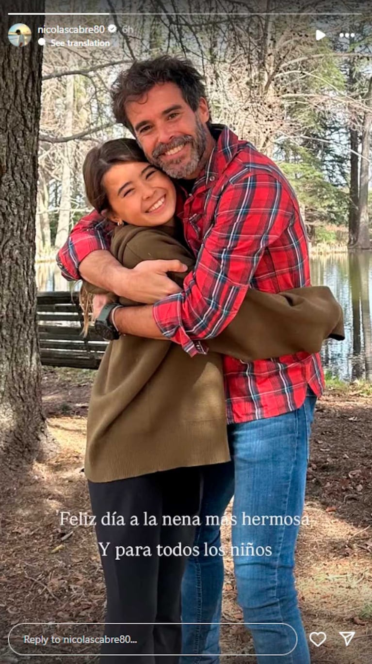 Nico y Rufina Cabré (Foto: Instagram @)