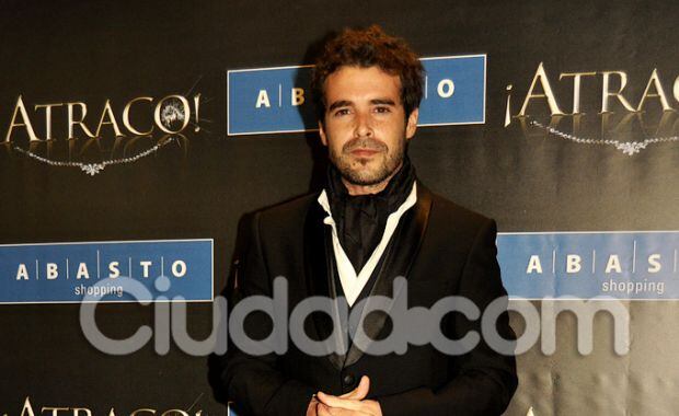 Nicolás Cabré, en el estreno de Atraco.  (Foto: Jennifer Rubio - Ciudad.com)
