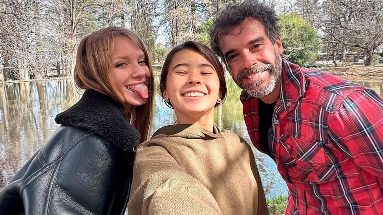 Nicolás Cabré, Rufina y Rocío Pardo (Foto: Instagram @nicolascabre80)