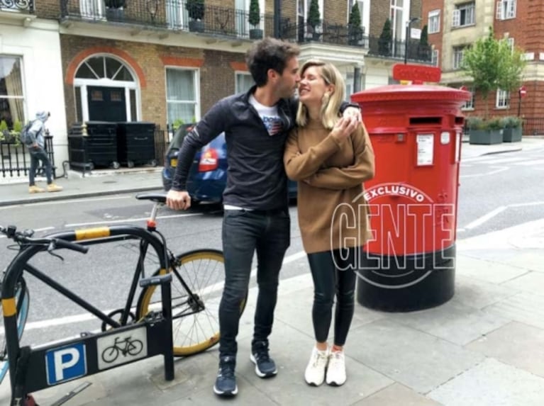 Nicolás Cabré y Laurita Fernández, a los besos en Londres: “De este viaje no nos vamos a olvidar nunca”