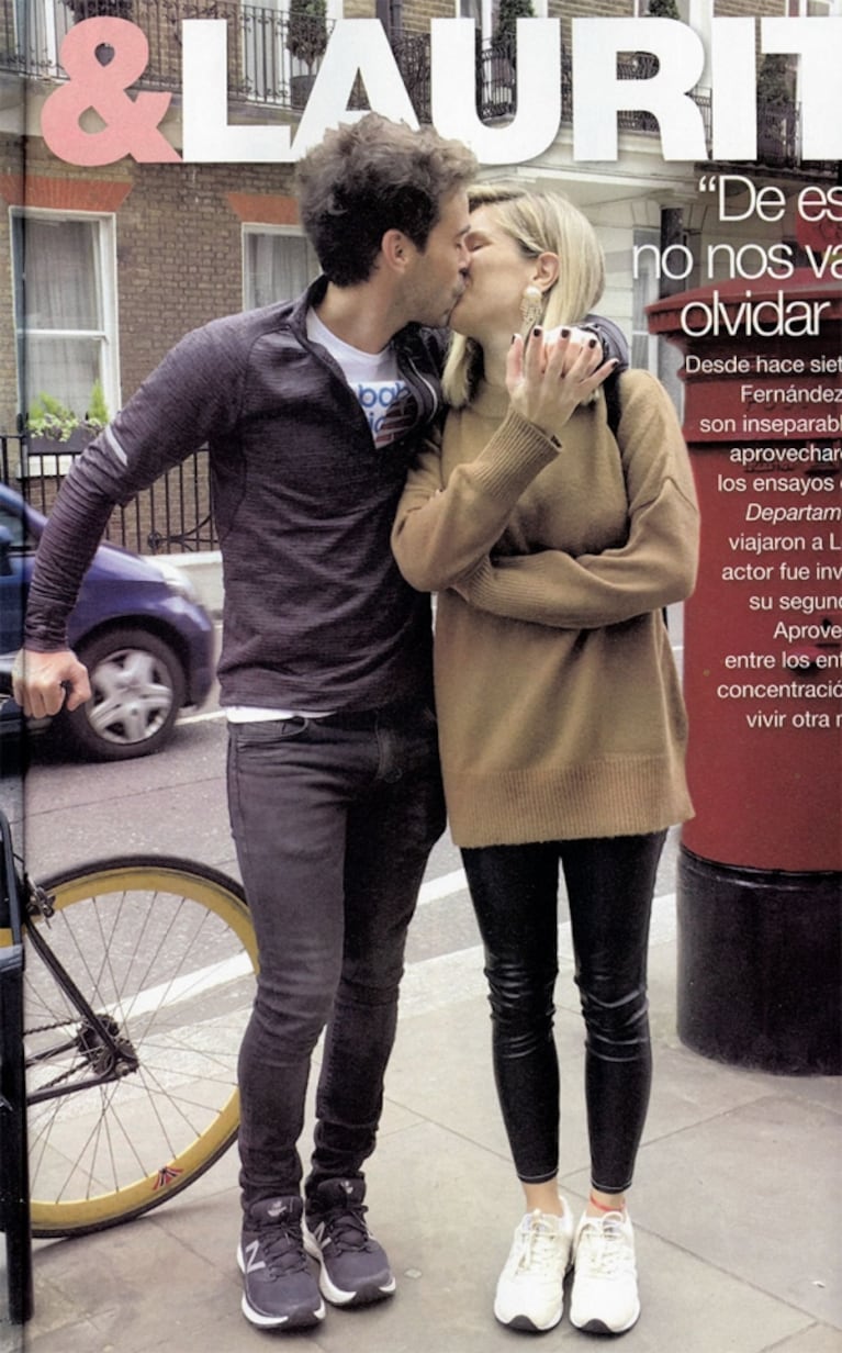 Nicolás Cabré y Laurita Fernández, a los besos en Londres: “De este viaje no nos vamos a olvidar nunca”