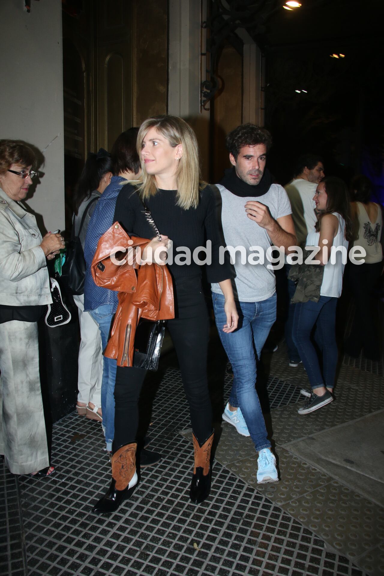 Nicolás Cabré y Laurita Fernández, juntos en Cabaret, la obra de Flor Peña. Foto: Movilpress