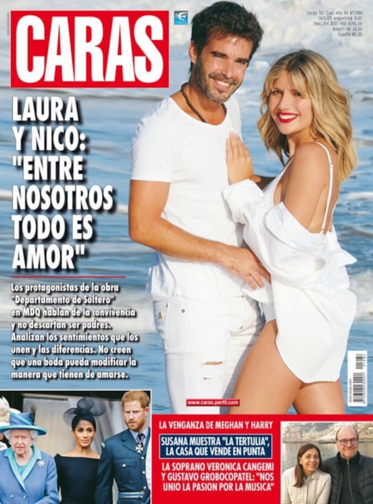 Nicolás Cabré y Laurita Fernández, romance de verano ¡y de tapa! en Mardel: "Entre nosotros todo es amor"