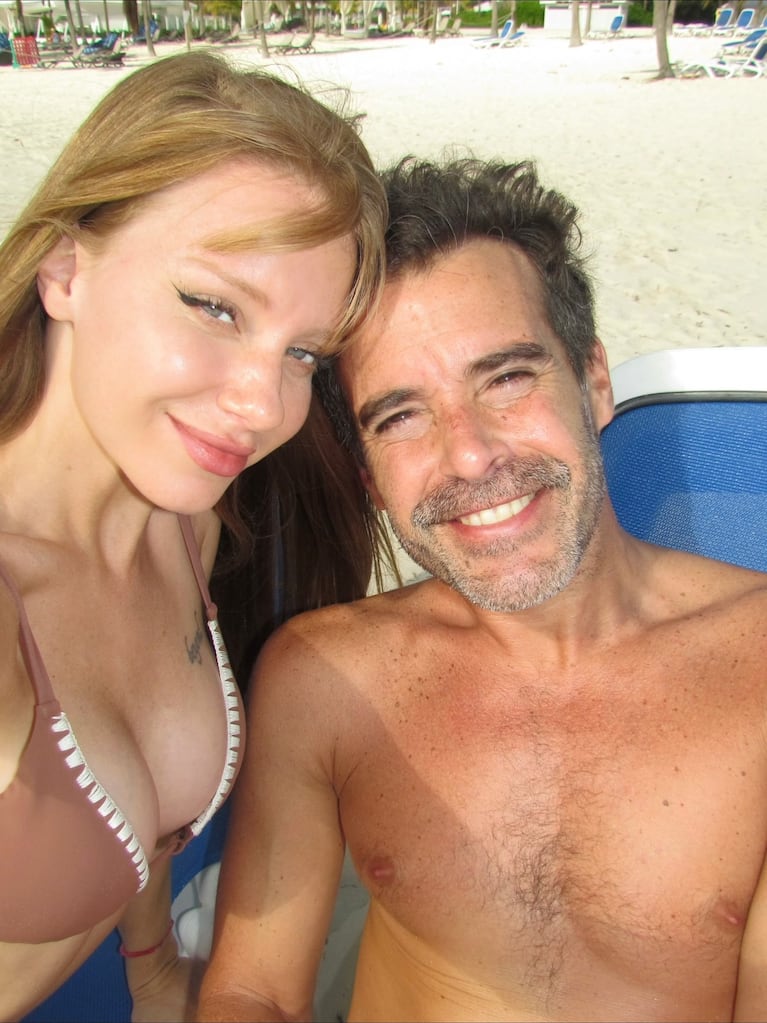 Nicolás Cabré y Rocío Pardo, amor y relax en Miami antes de su casamiento en Córdoba. Crédito: Instagram