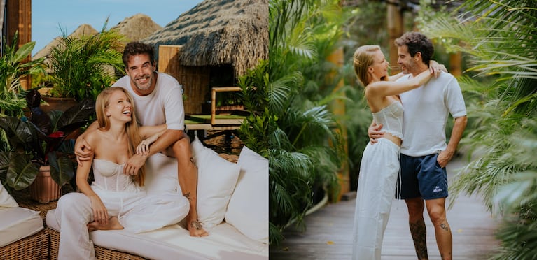 Nicolás Cabré y Rocío Pardo en una exclusiva luna de miel: las fotos en playas paradisíacas del Caribe | Créditos: Instagram @rrociopardo