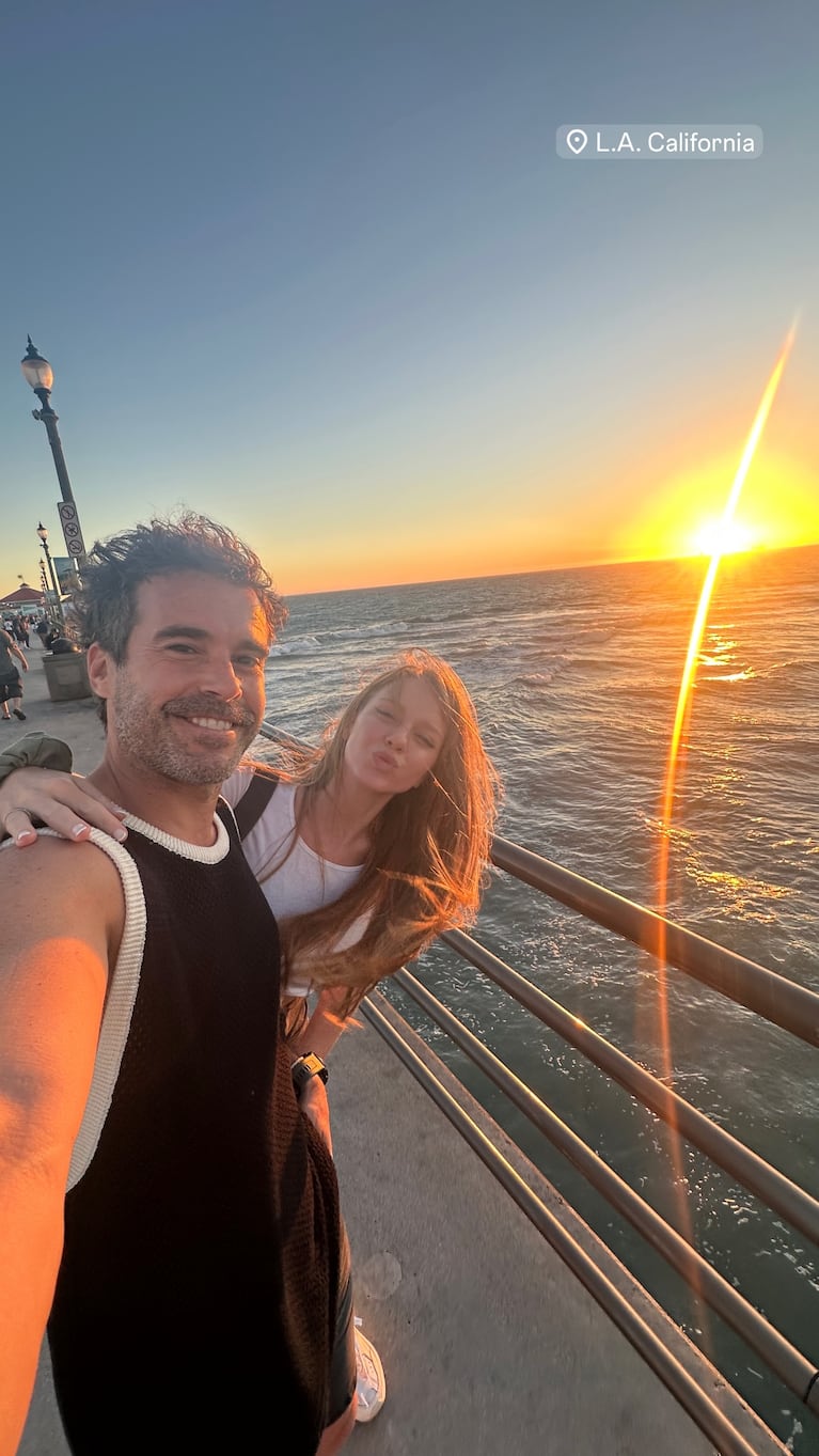 Nicolás Cabré y Rocío Pardo viven su amor en Los Ángeles antes de la boda | Créditos Instagram Nicolás Cabré