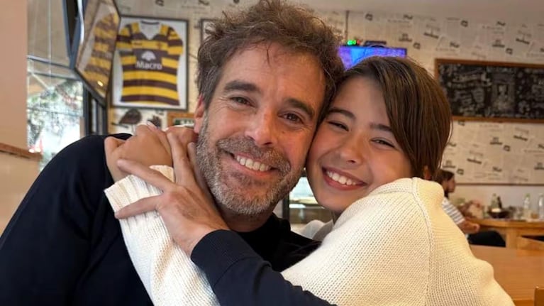 Nicolás Cabré y Rufina se reencontraron