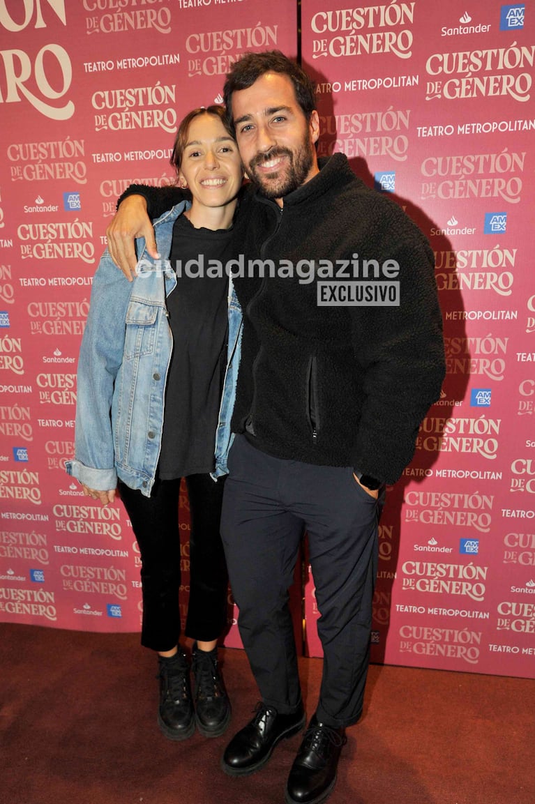 Nicolás Francella en el estreno de  Cuestión de Género en el teatro (Foto: Movilpress).