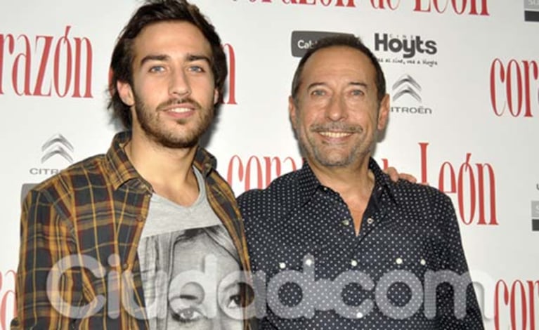 Nicolás Francella y su padre. (Foto: Jennifer Rubio-Ciudad.com)