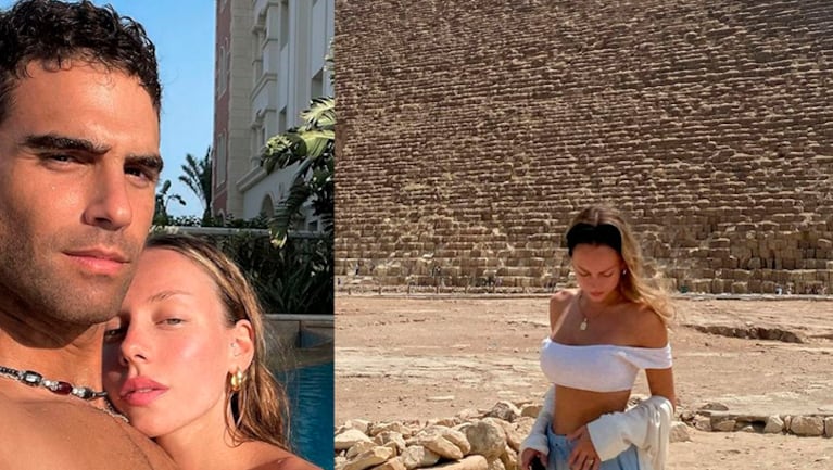 Nicolás Furtado y Ester Expósito disfrutan de unas espectaculares vacaciones en Egipto.