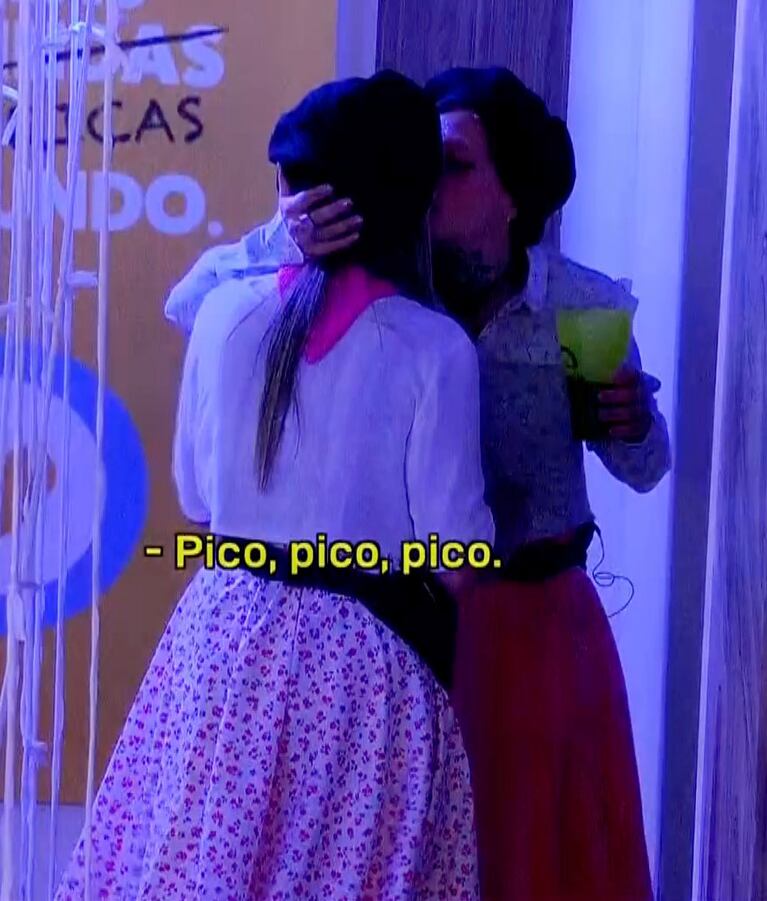 Nicolás Grosman de Gran Hermano 2023 vio a Florencia Regidor besándose con Furia y reaccionó con todo