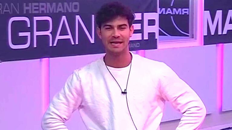 Nicolás Grosman, primer finalista de Gran Hermano (Foto: captura de Telefe)