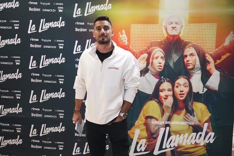 Nicolás Occhiato en el estreno de La Llamada (Foto: prensa)