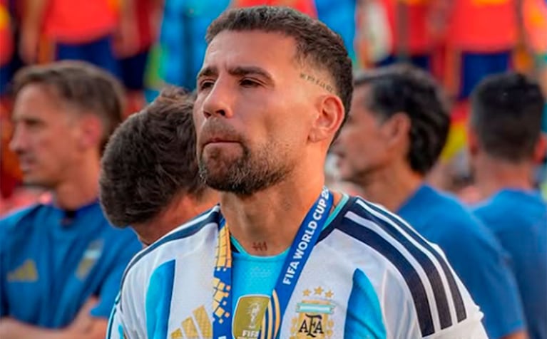Nicolás Otamendi anunció su retiro de la Selección Argentina (foto de Instagram @nicolasotamendi30)