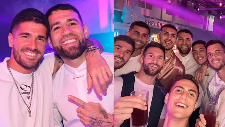 Nicolás Otamendi protagonizó la fiesta de la Selección.