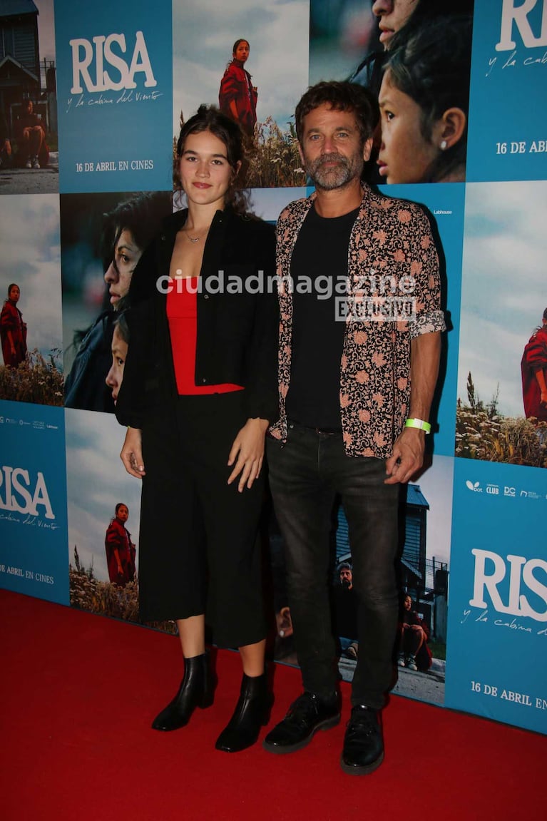 Nicolás Pauls y su hija Olivia (Foto: Movilpress)