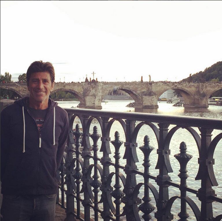 Nicolás Repetto, enamorado de la belleza de Praga (Fotos: Instagram).