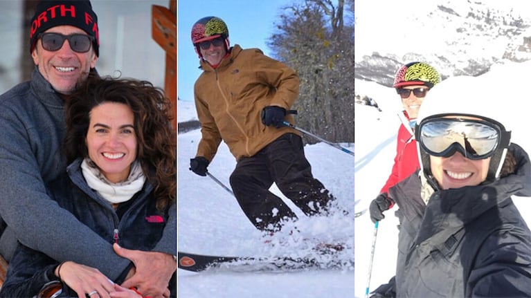 Nicolás Repetto y Florencia Raggi, en San Martín de los Andes (Foto: Instagram)