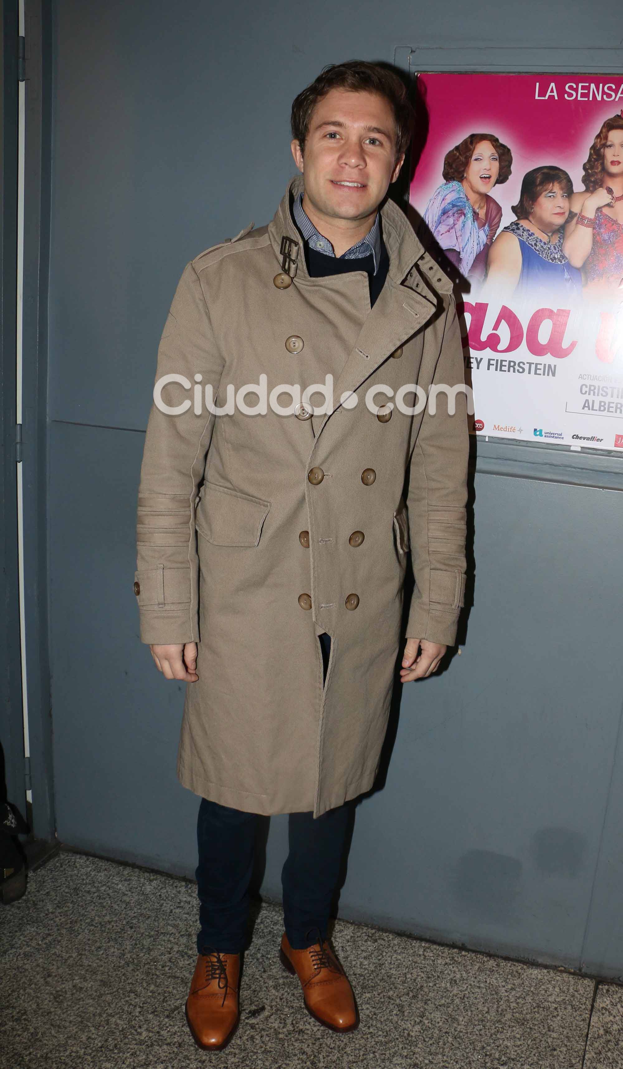 Nicolás Riera debutó en la obra Casa Valentina (Fotos: Movilpress).