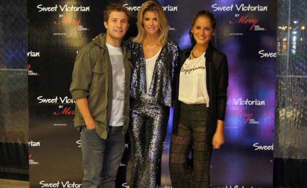 Nicolás Riera y Rochi Igarzábal con María del Cerro.  (Foto: Fran Larguía Prensa)