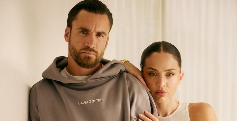 Nicolás Tagliafico y Caro Calvagni lanzaron una cápsula de moda deportiva