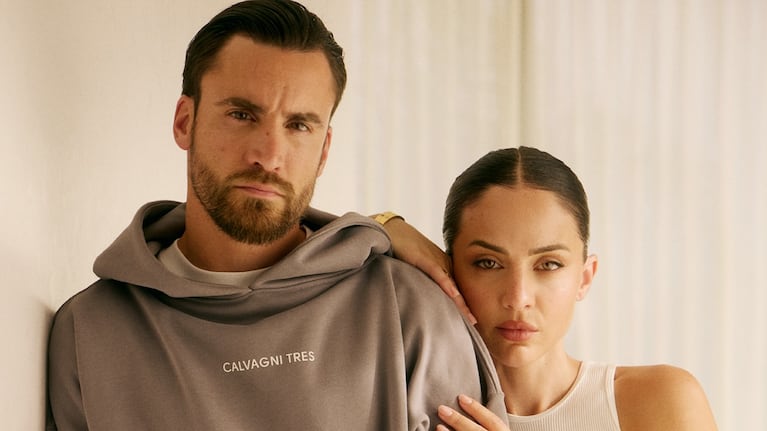 Nicolás Tagliafico y Caro Calvagni lanzaron una cápsula de moda deportiva