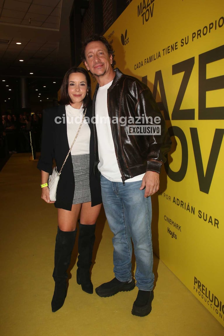 Nicolás Vázquez y Daiana Fernández  (Foto: Movilpress)