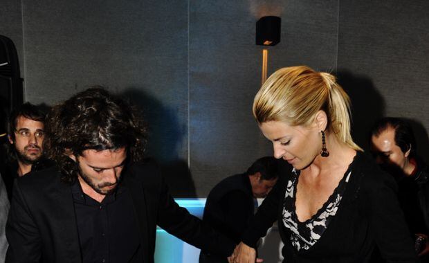 Nicolás y Eugenia decidieron repentinamente abandonar el evento. (Foto: Jennifer Rubio).  