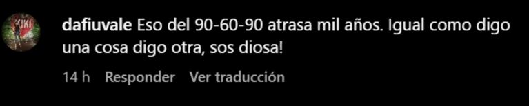 Nicole fue criticada en Instagram.