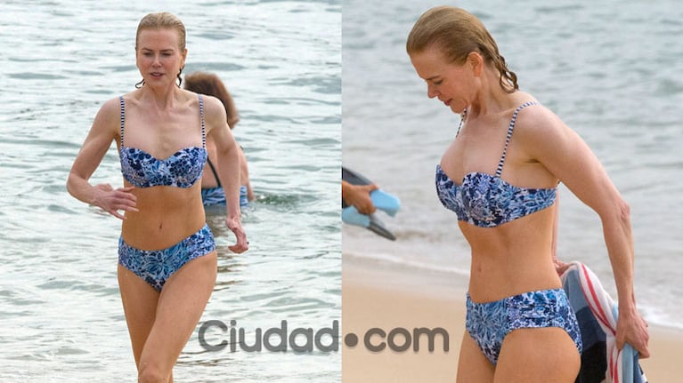 Nicole Kidman, diosa al natural en Australia (Fotos: GrosbyGroup). 