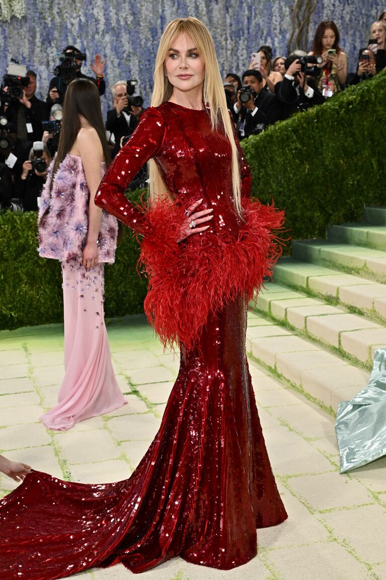 Nicole Kidman en la MET Gala 2026 (Foto: AP).