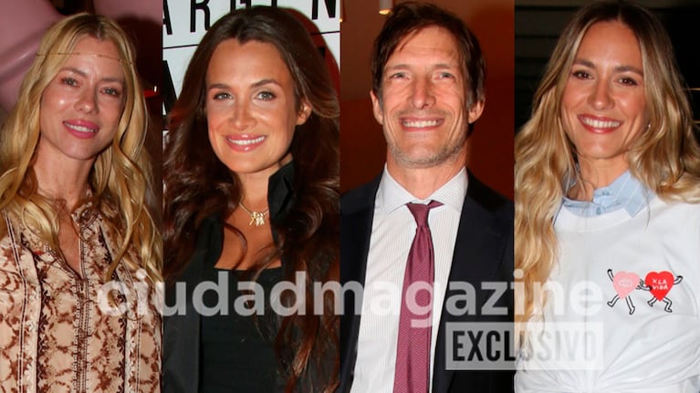 Nicole Neumann, Cami Homs, Iván de Pineda y Rochi Igarzábal en Moda Argentina X LA VIDA (Foto: Movilpress).