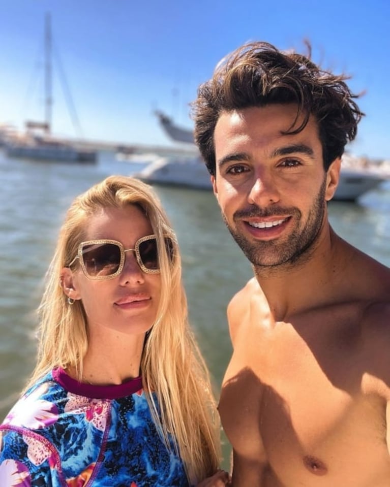 Nicole Neumann celebró el cumpleaños de Allegra en un yate con Manu Urcera y Wanda Nara le regaló un "like"