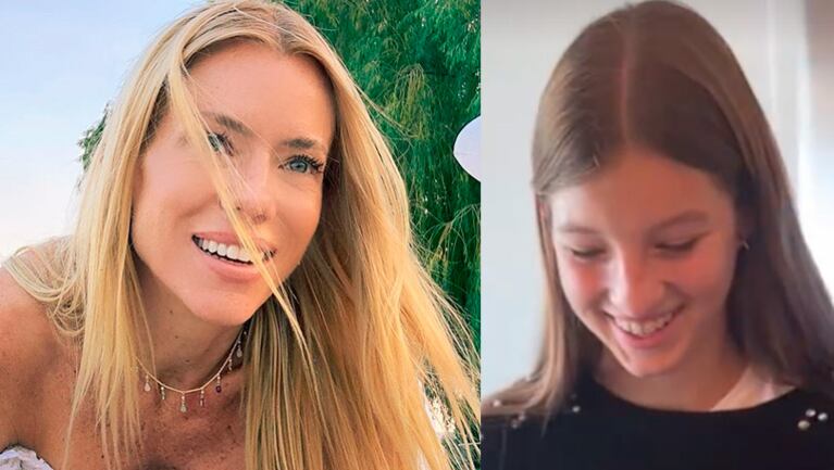 Nicole Neumann compartió la insólita ensalada que preparó su hija Allegra para su "juntada" entre amigas.