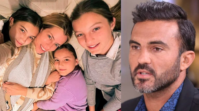 Nicole Neumann contó cómo reaccionó Fabián Cubero cuando eligió los nombres de sus hijas.