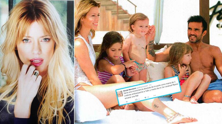 Nicole Neumann desmintió un nuevo embarazo (Fotos: Web). 