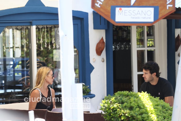 Nicole Neumann en un almuerzo familiar en Punta del Este (Foto: RS Fotos).