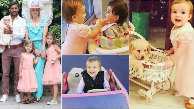 Nicole Neumann estejó el primer año de su hija Sienna (Foto: Instagram)